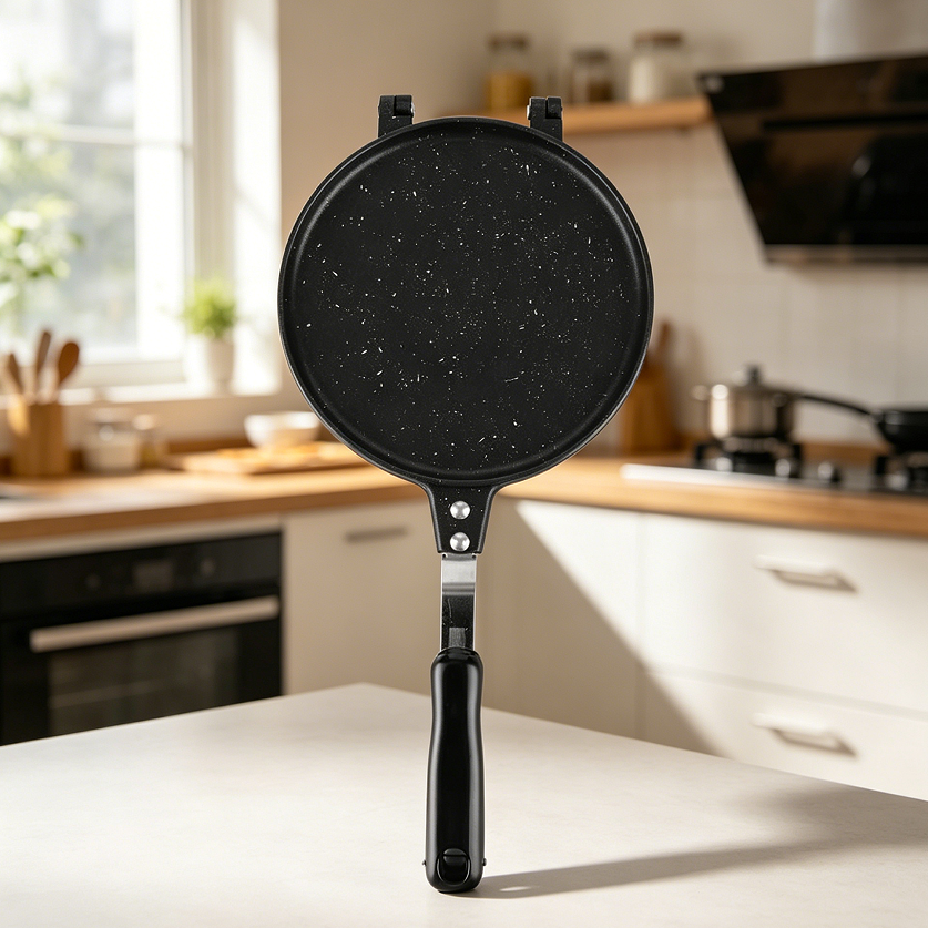 Manual Egg Roll and Pancake Maker for Home Kitchens