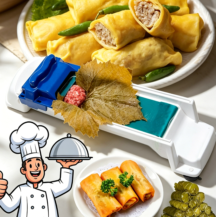 Egg Roll and Spring Roll Wrapping Tool