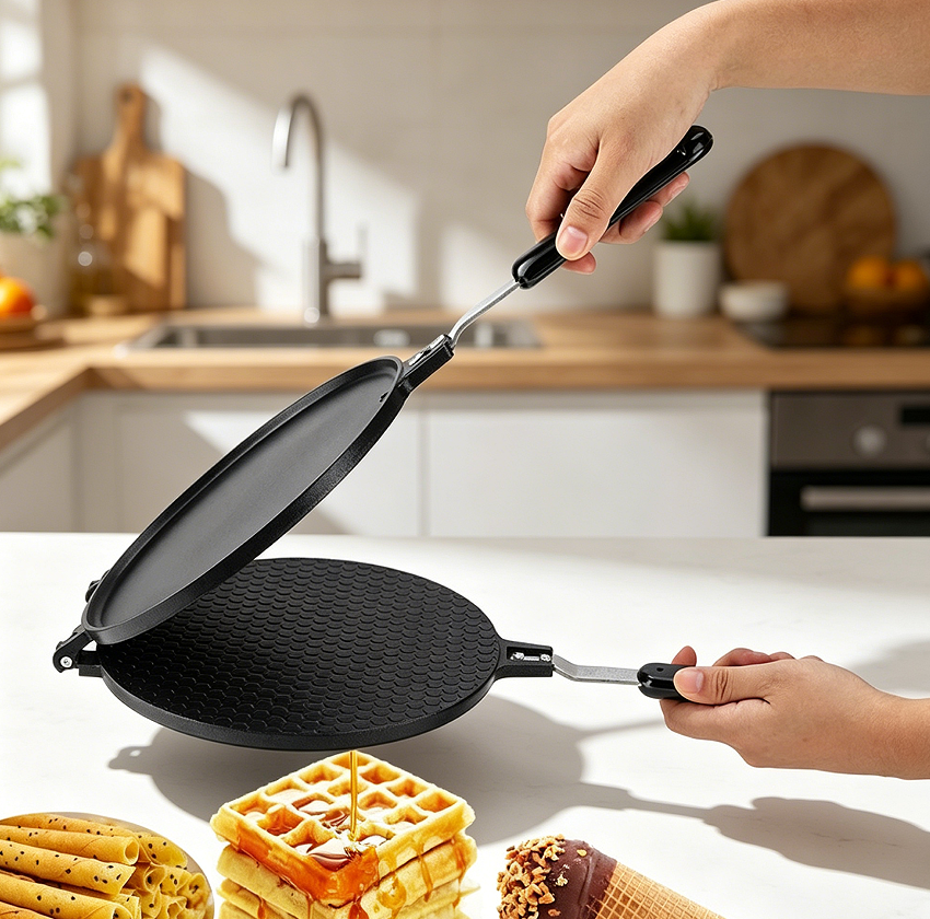 Egg Roll and Waffle Cone Baking Plate