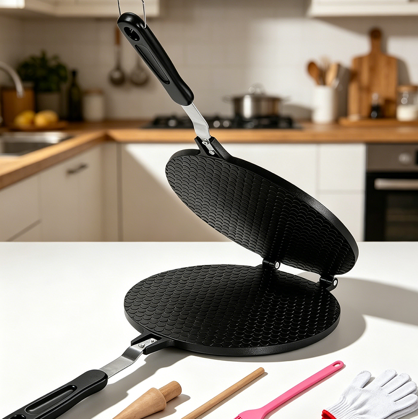 Double-Sided Egg Roll Maker for Gas Stove