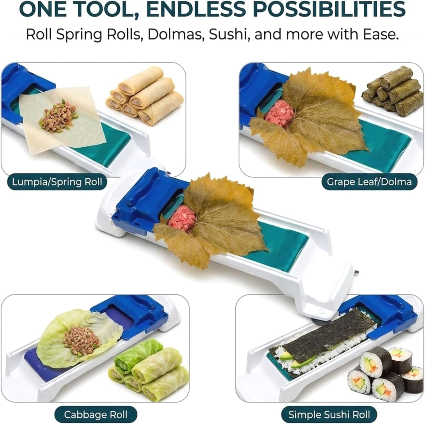 Egg Roll and Waffle Cone Maker for Stovetop Use - Image 2